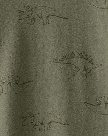 Baby Boy Dinosaur Print Long-Sleeve Tee - Green, 