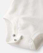Baby 3-Pack Organic Cotton Rib Bodysuits, image 2 of 4 slides