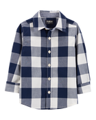 Toddler Plaid Button-Front Shirt, image 2 of 4 slides