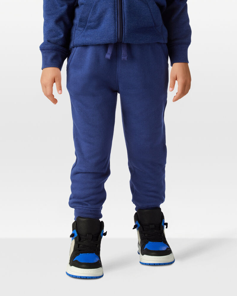 Toddler Boy 2-Piece Daydream Fleece Quarter-Zip Sweatshirt & Jogger Set - Navy, image 7 of 8 slides