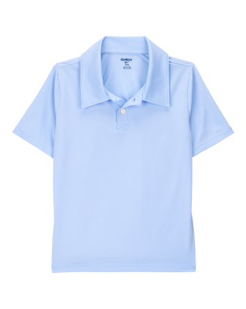 Kid Active Uniform Polo Shirt in Moisture Wicking BeCool&trade; Fabric - Blue, 