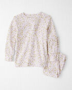 Baby Girl Organic Cotton Pajamas in Botanic Muse Print, image 1 of 4 slides