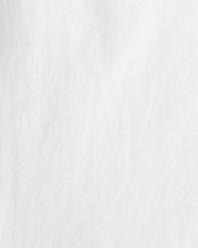 Toddler Boy Long-Sleeve Pocket Tee - White, image 2 of 3 slides