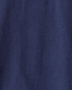 Toddler Boy Short-Sleeve Henley Tee - Navy, image 2 of 3 slides