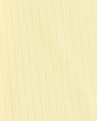 Baby Solid 2-Way Zip PurelySoft Convertible Foot Sleep & Play Pajamas - Yellow, image 4 of 8 slides