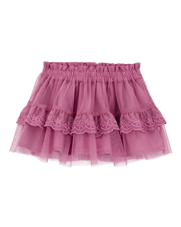 Baby Girl Tulle Ruffle Skirt Set, 