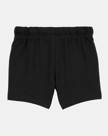 Baby Boy Pull-On French Terry Shorts - Black, 