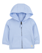 Baby 2-Piece French Terry Hoodie & Joggers Set - Blue, image 2 of 6 slides