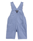 Toddler Canvas Shortalls - Blue, image 2 of 4 slides