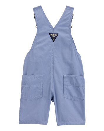 Toddler Canvas Shortalls - Blue, 