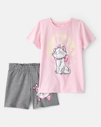 Girls 2-Piece Aristocat Outfit Set, 