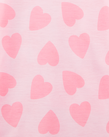 Girls 2-Pack Rainbow Hearts Nightgowns, 