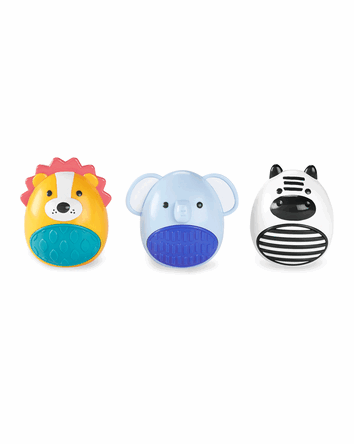 Jungle Beats Baby Egg Shaker Set of 3, 