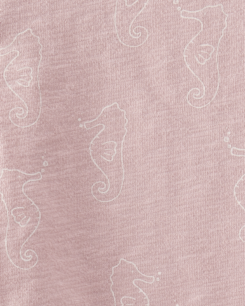 Toddler 2-Piece Seahorse-Print Set Made with Organic Cotton, image 4 of 4 slides