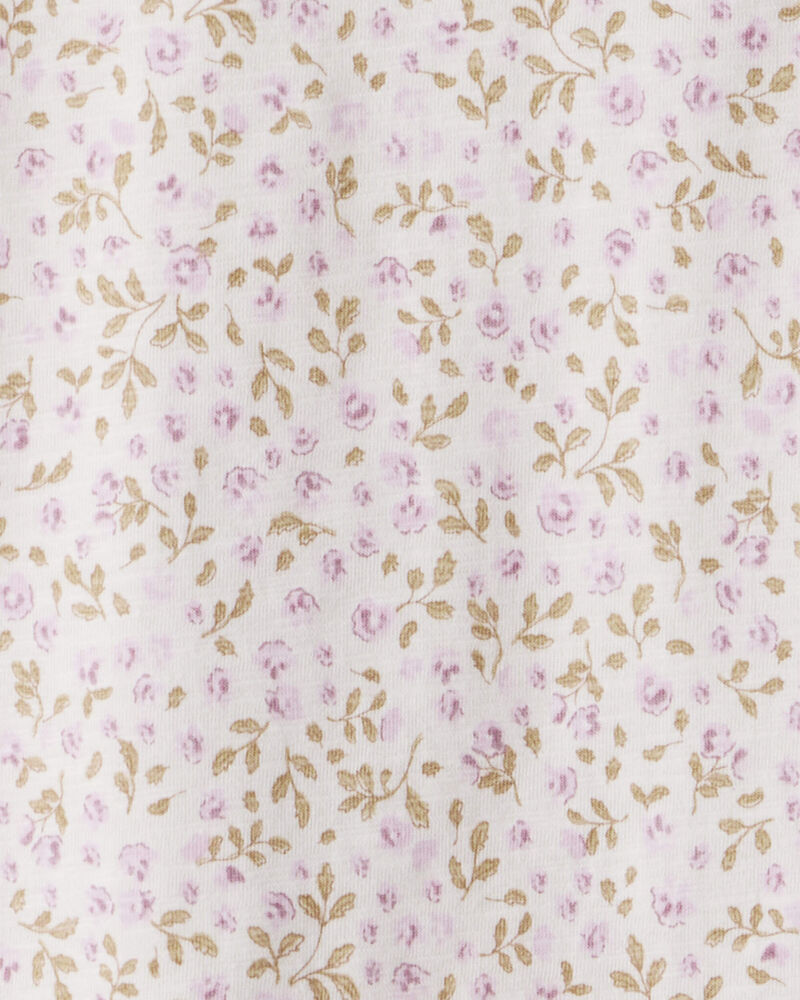 Toddler Girl 
2-Pack Organic Cotton Tees in Botanic Muse Print, image 4 of 5 slides