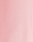 Baby Girl Cotton Long-Sleeve Henley Top - Pink, image 2 of 3 slides