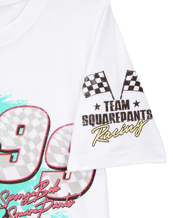 Boys SpongeBob Graphic Tee - White, 