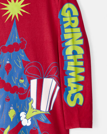 Kid Dr. Seuss&trade; The Grinch Long-Sleeve Graphic Tee - Red, 