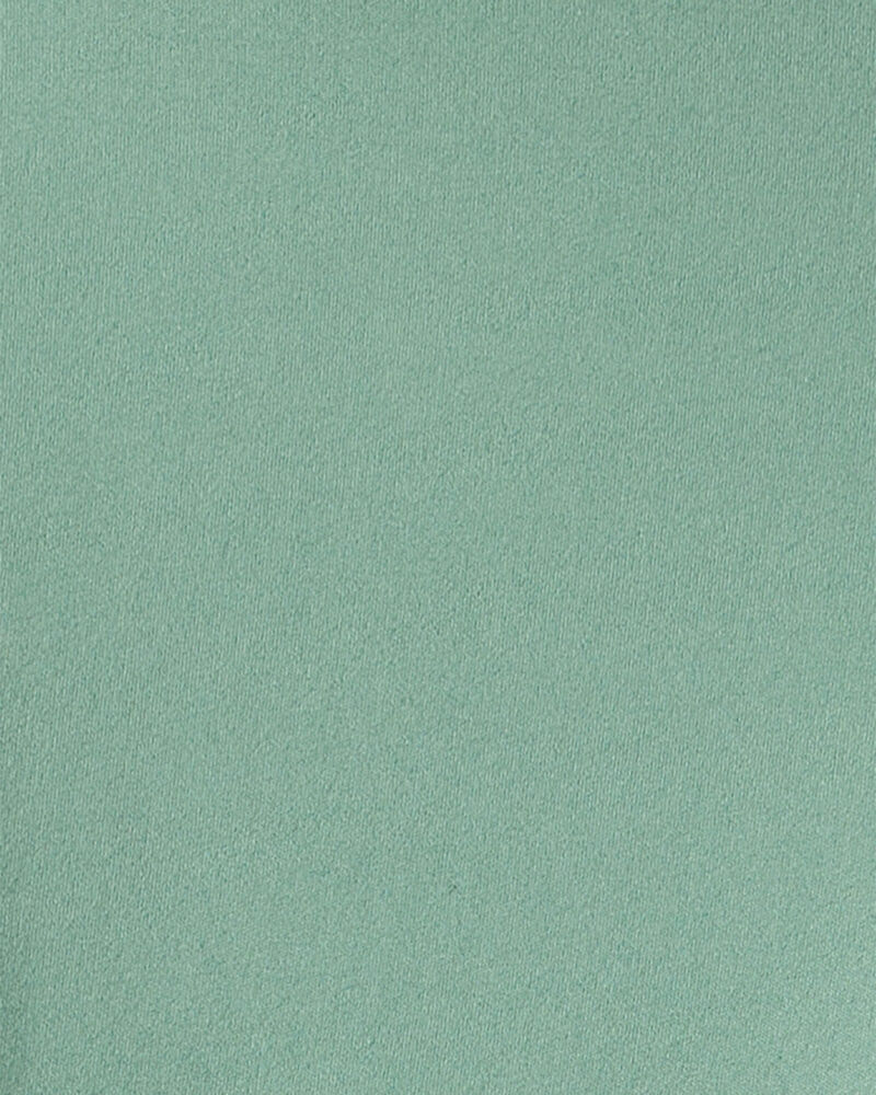 Girls 2-Piece Snack Team Graphic Tee & Knit Flare Active Pants Set - Green/White, image 7 of 7 slides