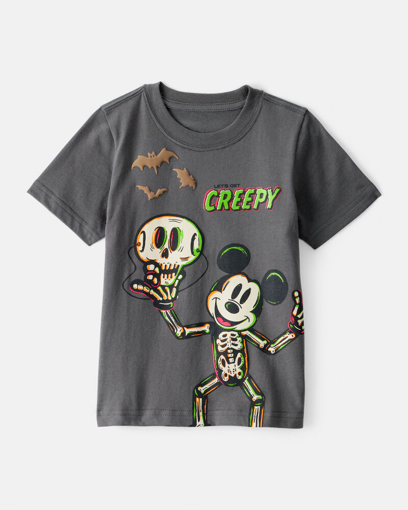 Toddler Boy Disney&copy; Mickey Mouse Halloween short-Sleeve Graphic Tee - Grey, image 1 of 4 slides