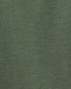 Baby Boy Long-Sleeve Pocket Tee - Dark Green, image 2 of 3 slides