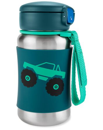 Spark Style Stainless Steel Straw Bottle -Truck, 