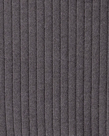 Baby Girl Long-Sleeve Peplum Top - Black, 