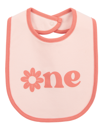 Baby 1st Birthday Teething Bib, 
