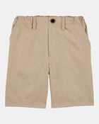 Kid 3-Pack Active Pull-On Uniform Shorts - Khaki, image 2 of 4 slides