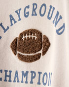 Toddler Boy DayDream Fleece Football Long-Sleeve Tee & Pant Set, image 2 of 7 slides