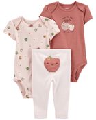 Baby 3-Piece Apple Little Character Set, image 1 of 4 slides