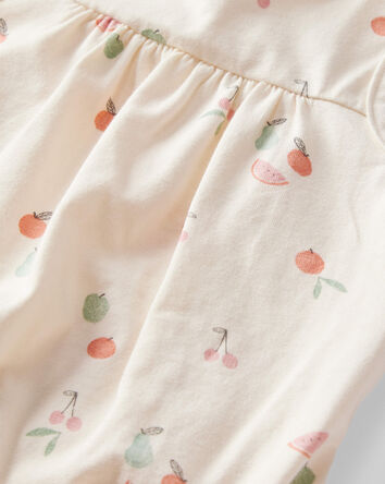 Baby Girl 2-Pack Organic Cotton Bubble Rompers, 