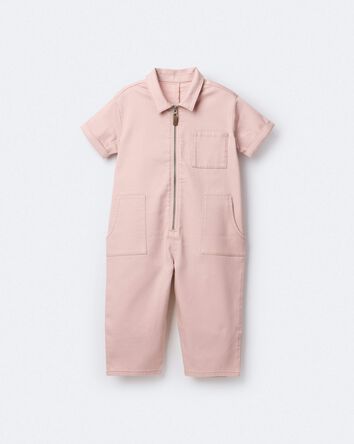 Toddler Girl Day Out&trade; Cropped Jumpsuit - Light Pink, 