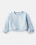 Baby Girl 2-Piece Daydream Fleece Pullover Sweatshirt & Joggers Set - Blue, image 2 of 6 slides