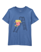 Toddler Boy French Fries Short-Sleeve Graphic Tee - Navy, image 1 of 3 slides