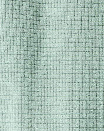 Toddler Boy Solid Loose Fit Long-Sleeve 1-Piece Pajamas - Green, 