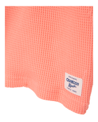 Toddler Waffle Knit Drawstring Shorts - Orange, image 5 of 7 slides