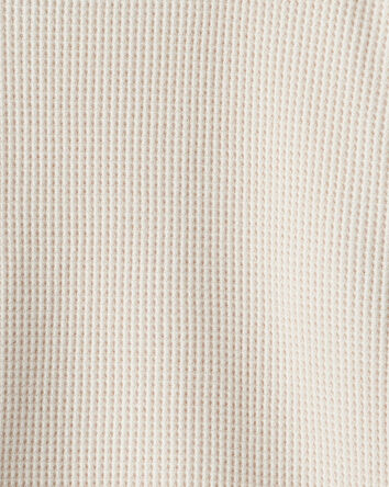 Baby Boy Thermal Long-Sleeve T-Shirt - Orange/Tan, 