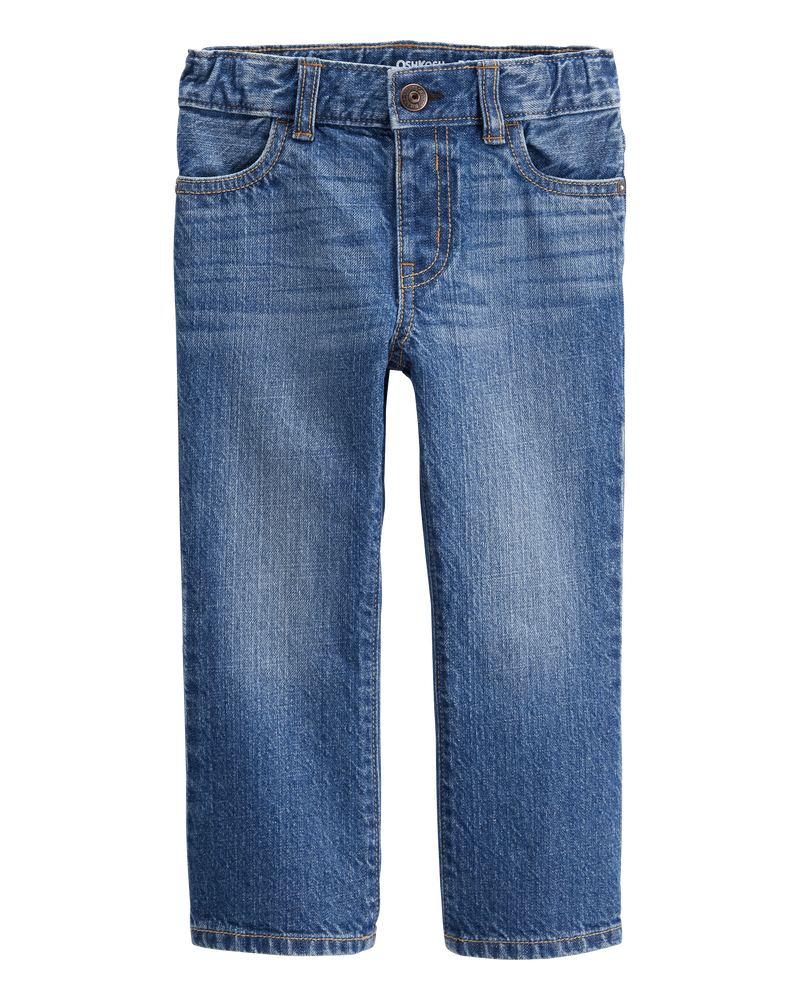 Baby Boy Medium Blue Wash Bootcut Jeans, image 1 of 4 slides