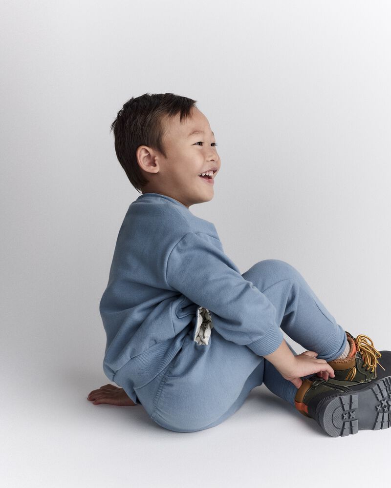 Toddler Otter Sweatshirt&trade; with Pockets - Blue, image 4 of 6 slides