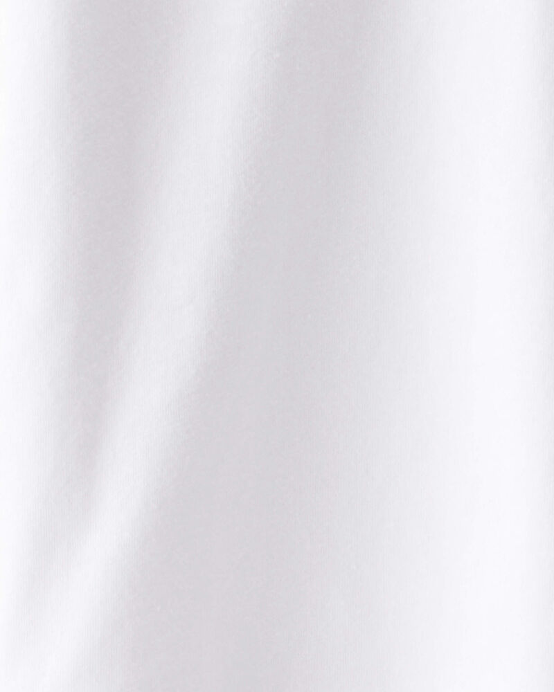 Toddler Scalloped Collar Long-Sleeve Shirt - White, image 2 of 3 slides