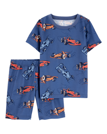 Boys 2-Piece Race Car Loose Fit Pajamas, 