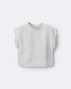 Toddler Girl Dolman-Sleeve Miriam Tee - Heather Grey, image 2 of 6 slides