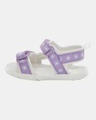 Baby Every Step&reg; First Walker Floral Sandals - Purple/White, image 6 of 7 slides