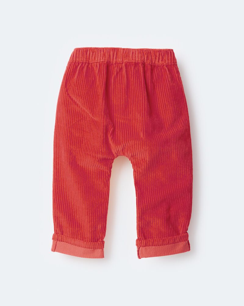 Toddler Corduroy Playground Pant - Orange, image 7 of 8 slides