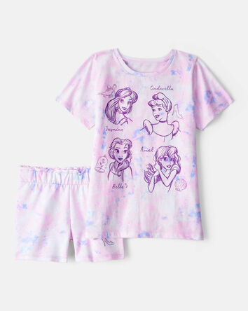 Girls 2-Piece Disney Princess Outfit Set, 