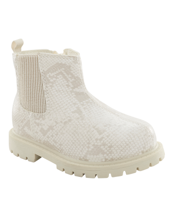 Toddler Snakeskin Chelsea Boots, 