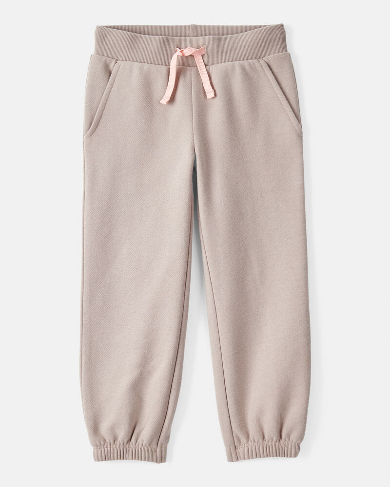 Toddler Girl 2-Piece Daydream Fleece Quarter-Zip Sweatshirt & Joggers Set - Brown, image 4 of 8 slides