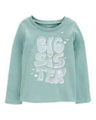 Toddler Big Sister Long-Sleeve Graphic Tee, image 1 of 3 slides