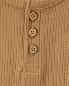 Baby Boy 5-Piece Long-Sleeve Bodysuits & Pants Set - Cream/Brown/Navy

, image 5 of 10 slides